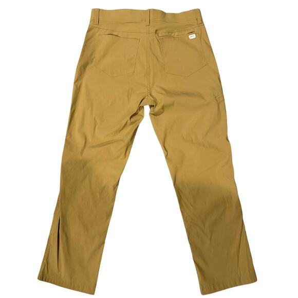 2 pairs of Orvis Men's Tech Pants 34 x 30 Olive Tan 5 -6 Pockets Water repellant - Picture 5 of 10